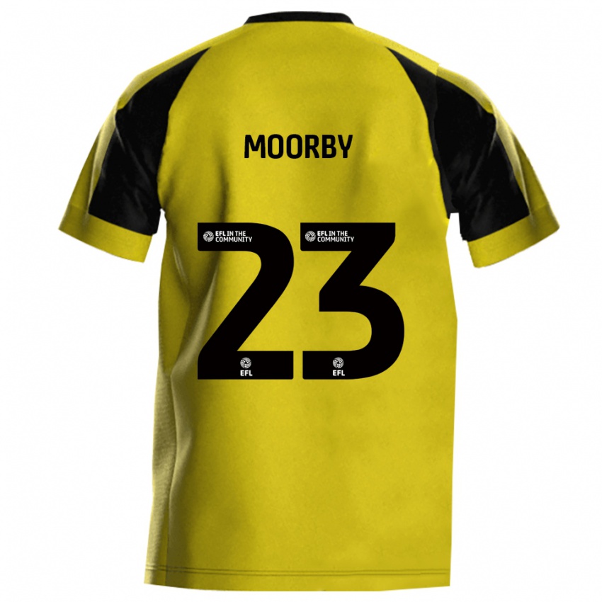 נשים ג׳יימס מורבי #23 צהוב אפור ג'רזי ביתית 2025/26 חולצה קצרה