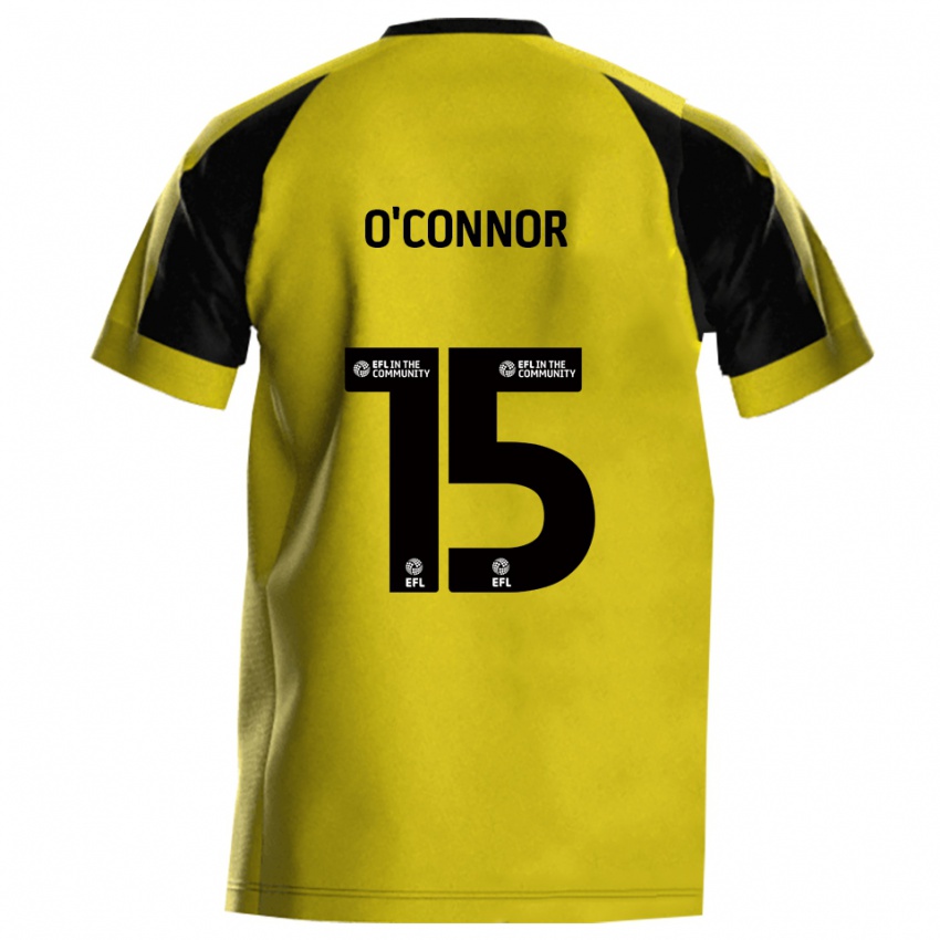 נשים אנתוני או'קונור #15 צהוב אפור ג'רזי ביתית 2025/26 חולצה קצרה