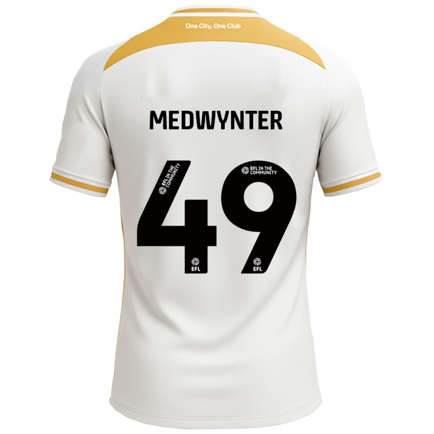 נשים צ׳ייס קראליס מדוינטר #49 לבן זהב ג'רזי ביתית 2025/26 חולצה קצרה