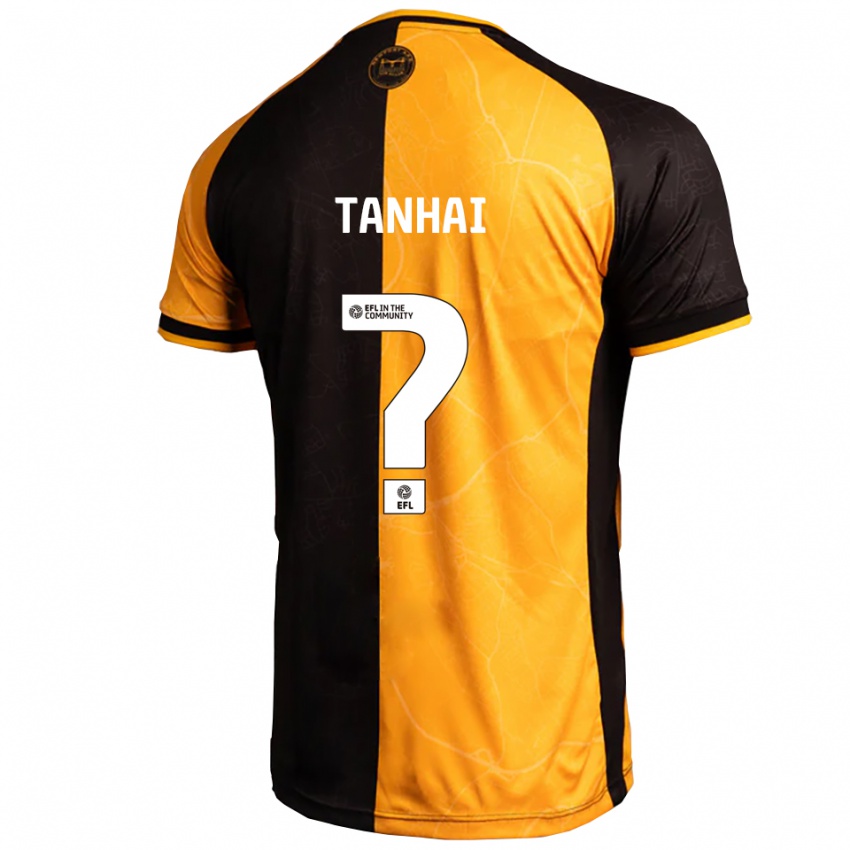 נשים Cassius Tanhai #0 צהוב שחור ג'רזי ביתית 2025/26 חולצה קצרה