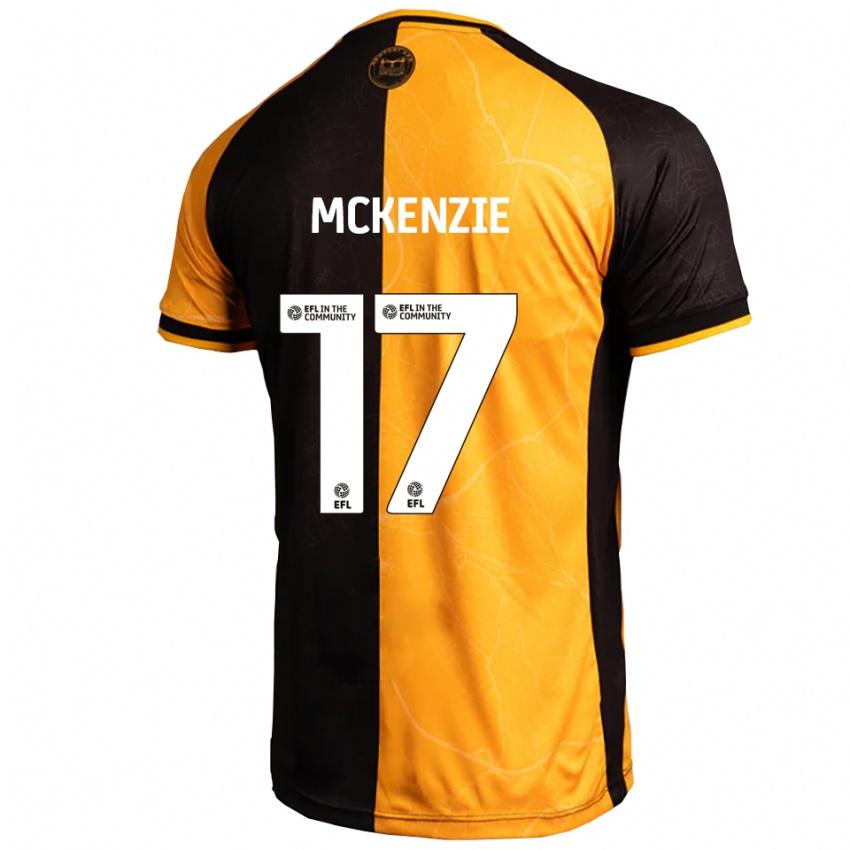 נשים Myles Mckenzie #17 צהוב שחור ג'רזי ביתית 2025/26 חולצה קצרה