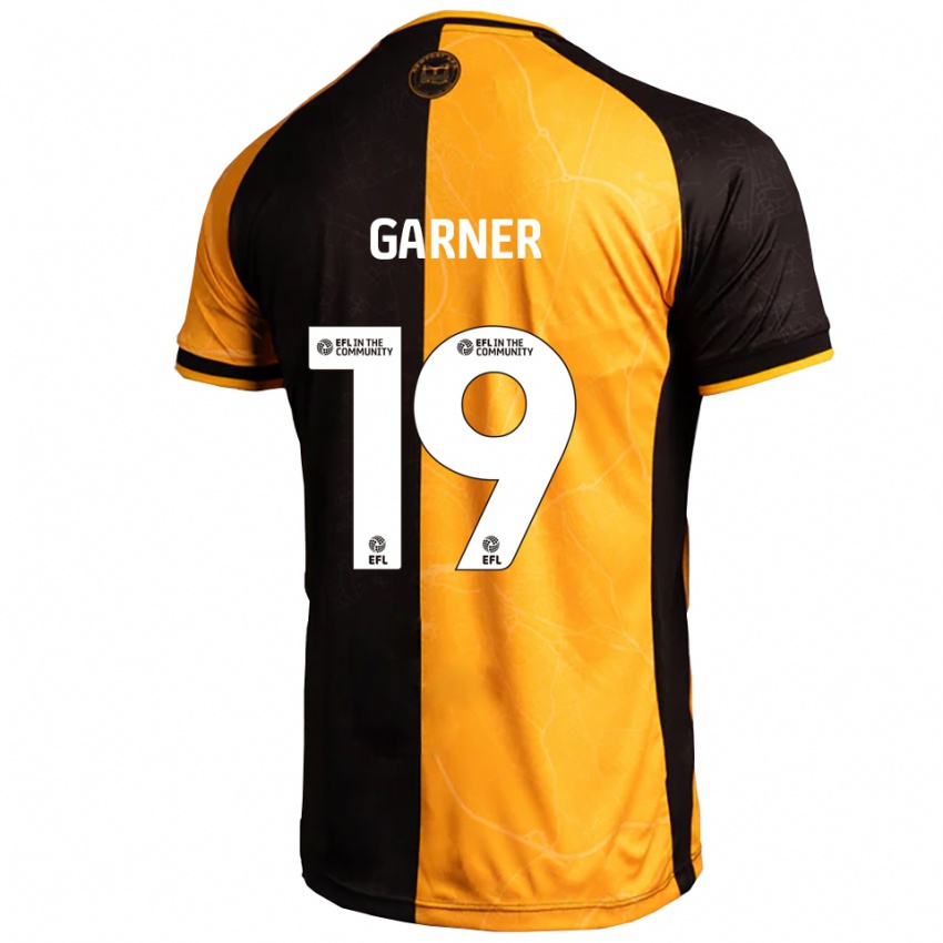 נשים ג׳רארד גארנר #19 צהוב שחור ג'רזי ביתית 2025/26 חולצה קצרה