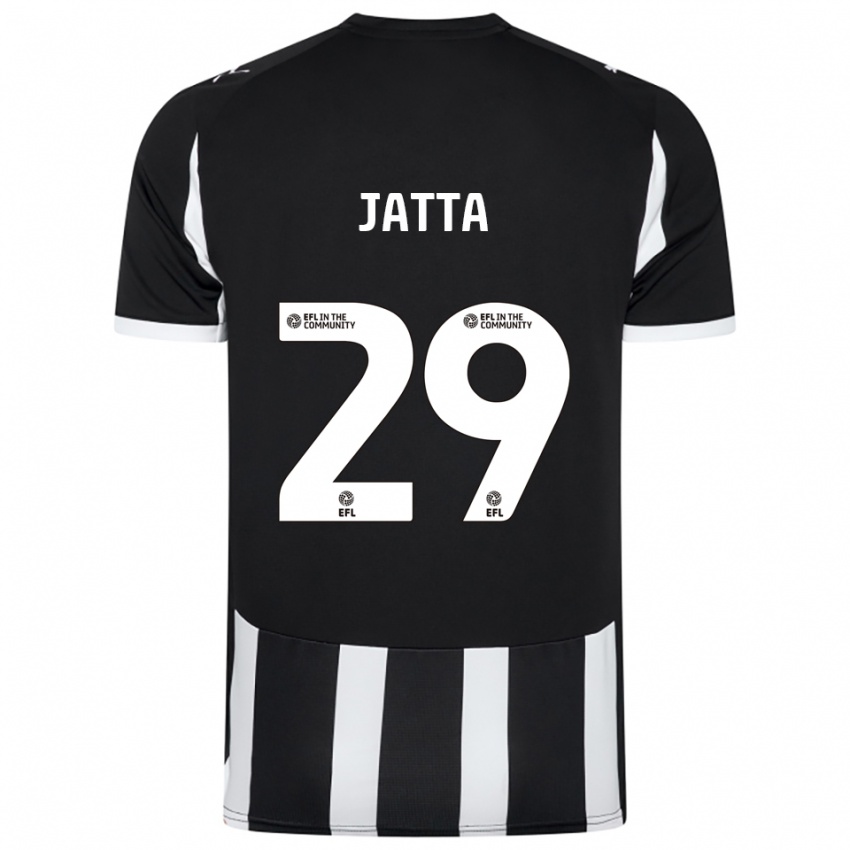 נשים אלסאנה ג'אטה #29 שחור לבן ג'רזי ביתית 2025/26 חולצה קצרה