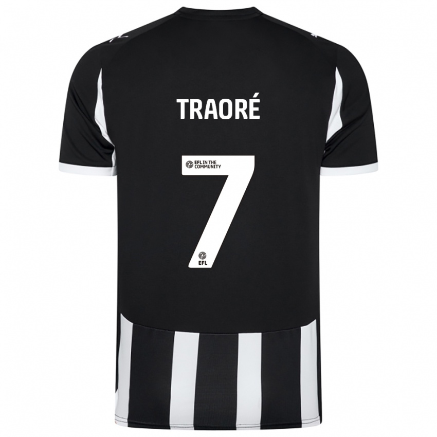 נשים מאי טראורה #7 שחור לבן ג'רזי ביתית 2025/26 חולצה קצרה