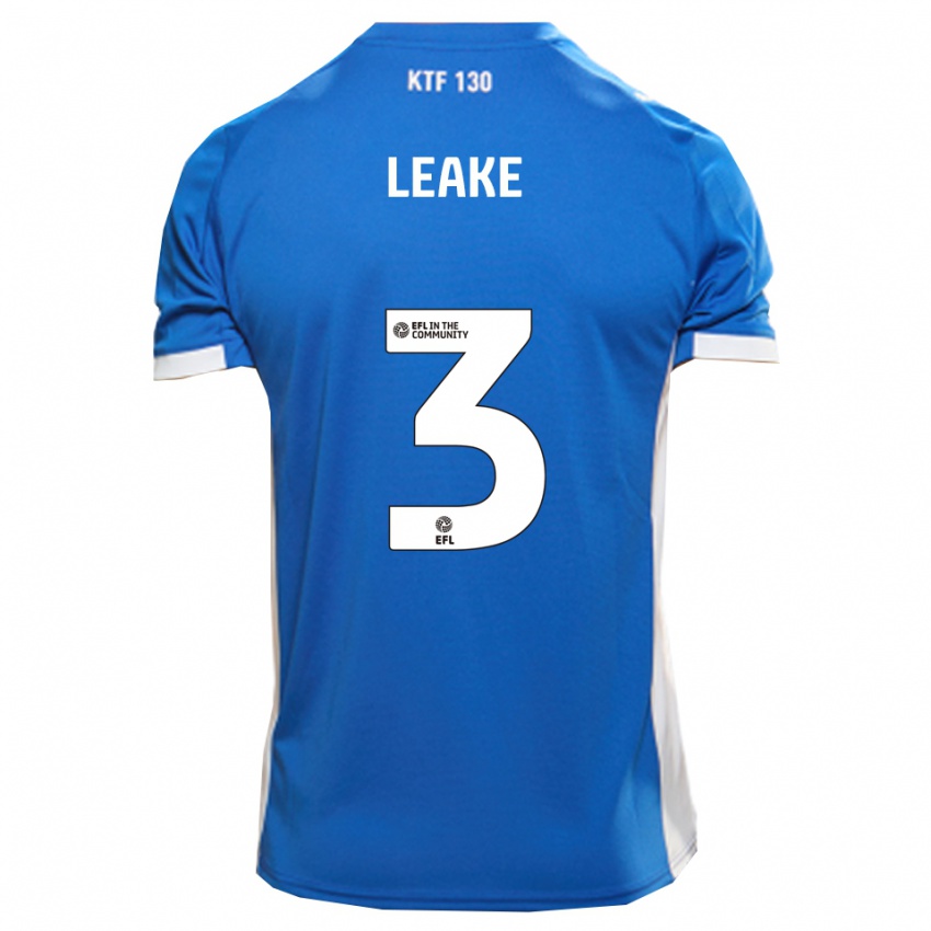 נשים ג׳ייק ליק #3 כחול לבן ג'רזי ביתית 2025/26 חולצה קצרה