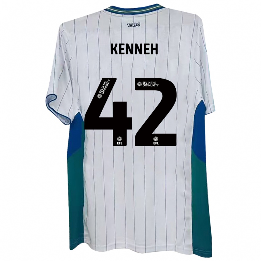 נשים נוהאן קנה #42 לבן ירוק כחול ג'רזי ביתית 2025/26 חולצה קצרה