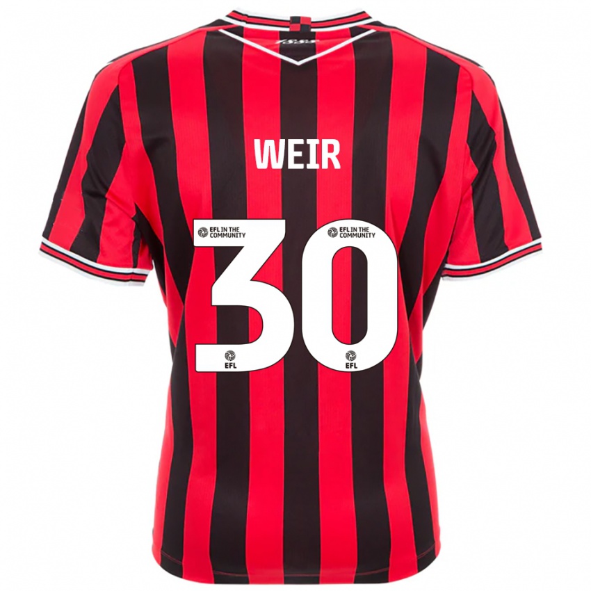 נשים איוון וייר #30 אדום שחור ג'רזי ביתית 2025/26 חולצה קצרה