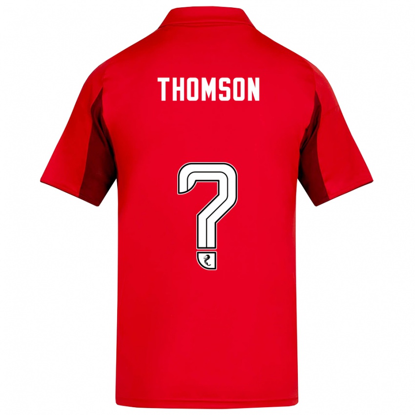 נשים Ethan Thomson #0 אדום בורדו ג'רזי ביתית 2025/26 חולצה קצרה