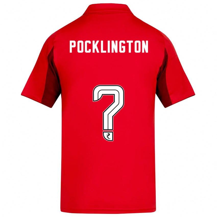 נשים Max Pocklington #0 אדום בורדו ג'רזי ביתית 2025/26 חולצה קצרה