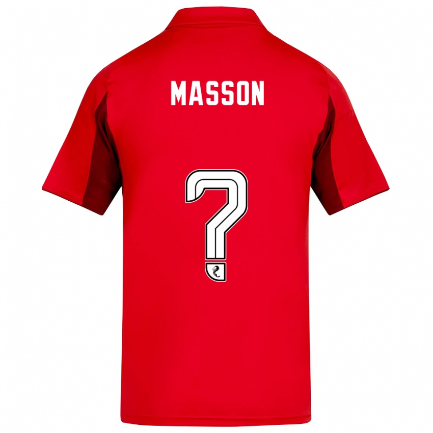 נשים Cooper Masson #0 אדום בורדו ג'רזי ביתית 2025/26 חולצה קצרה