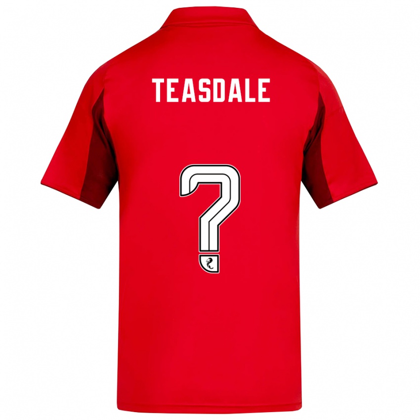 נשים Joseph Teasdale #0 אדום בורדו ג'רזי ביתית 2025/26 חולצה קצרה