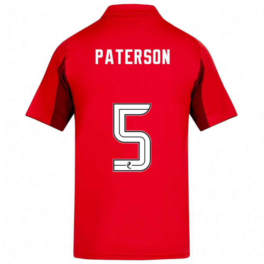 נשים דונה לואיז פטרסון #5 אדום בורדו ג'רזי ביתית 2025/26 חולצה קצרה