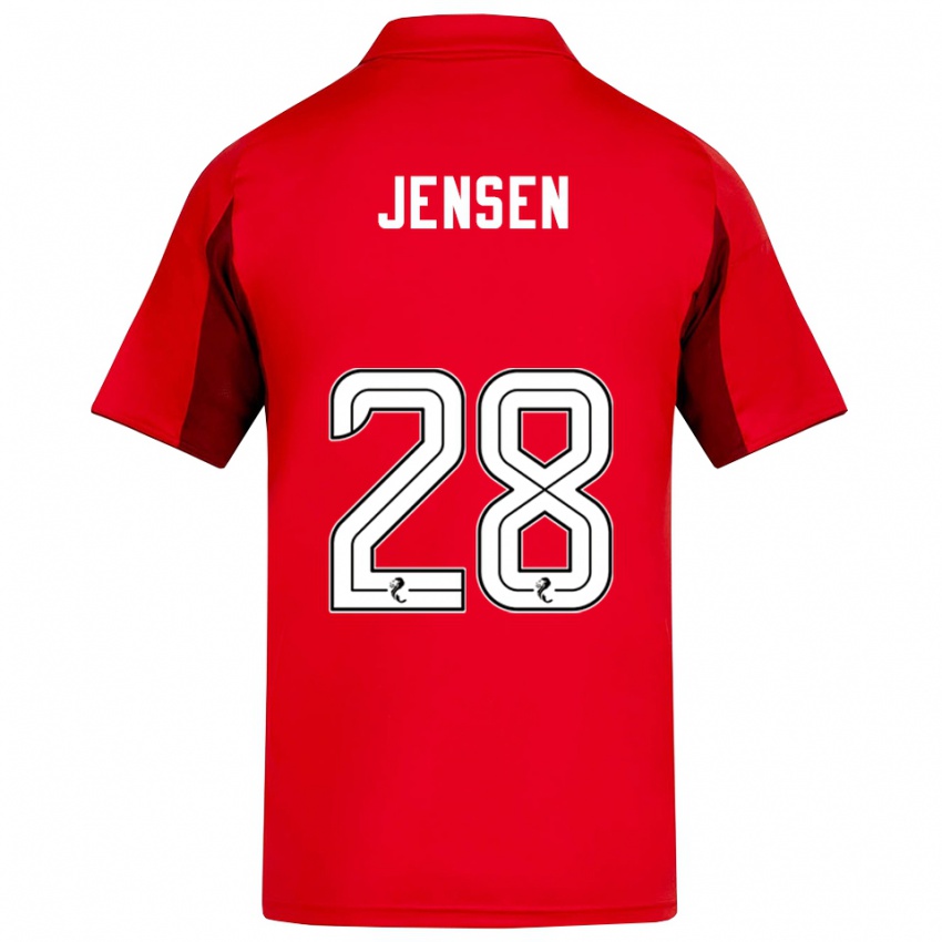 נשים אלכסנדר ינסן #28 אדום בורדו ג'רזי ביתית 2025/26 חולצה קצרה