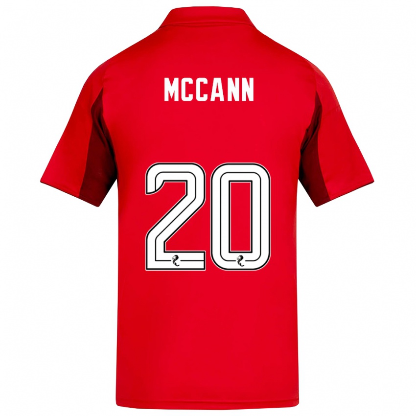 נשים אנאליסה מק'קאן #20 אדום בורדו ג'רזי ביתית 2025/26 חולצה קצרה