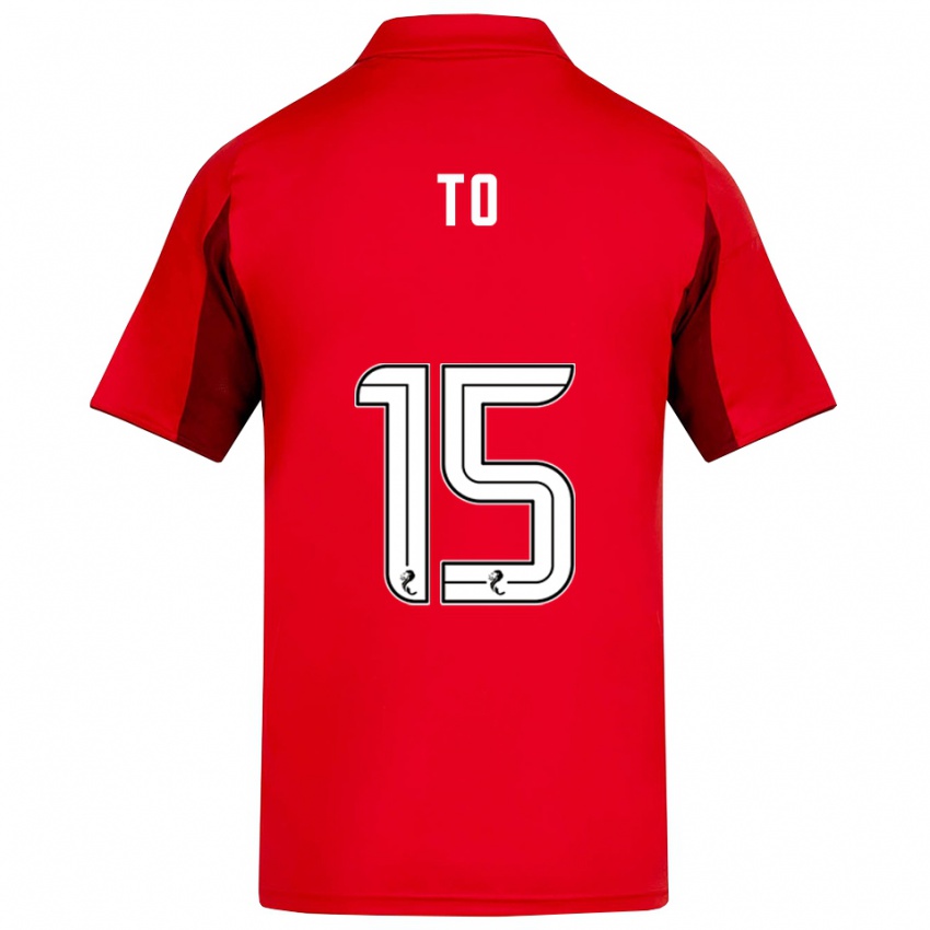 נשים Zack To #15 אדום בורדו ג'רזי ביתית 2025/26 חולצה קצרה