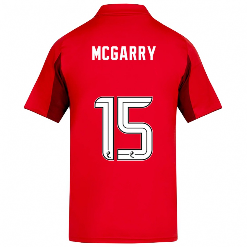 נשים ג'יימס מק׳גארי #15 אדום בורדו ג'רזי ביתית 2025/26 חולצה קצרה