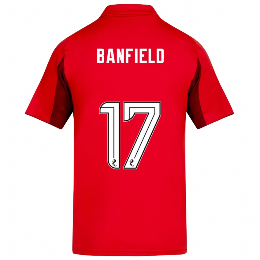 נשים קילי באנפילד #17 אדום בורדו ג'רזי ביתית 2025/26 חולצה קצרה