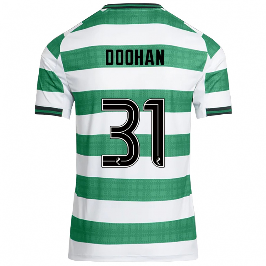 נשים רוס דוהאן #31 ירוק לבן ג'רזי ביתית 2025/26 חולצה קצרה