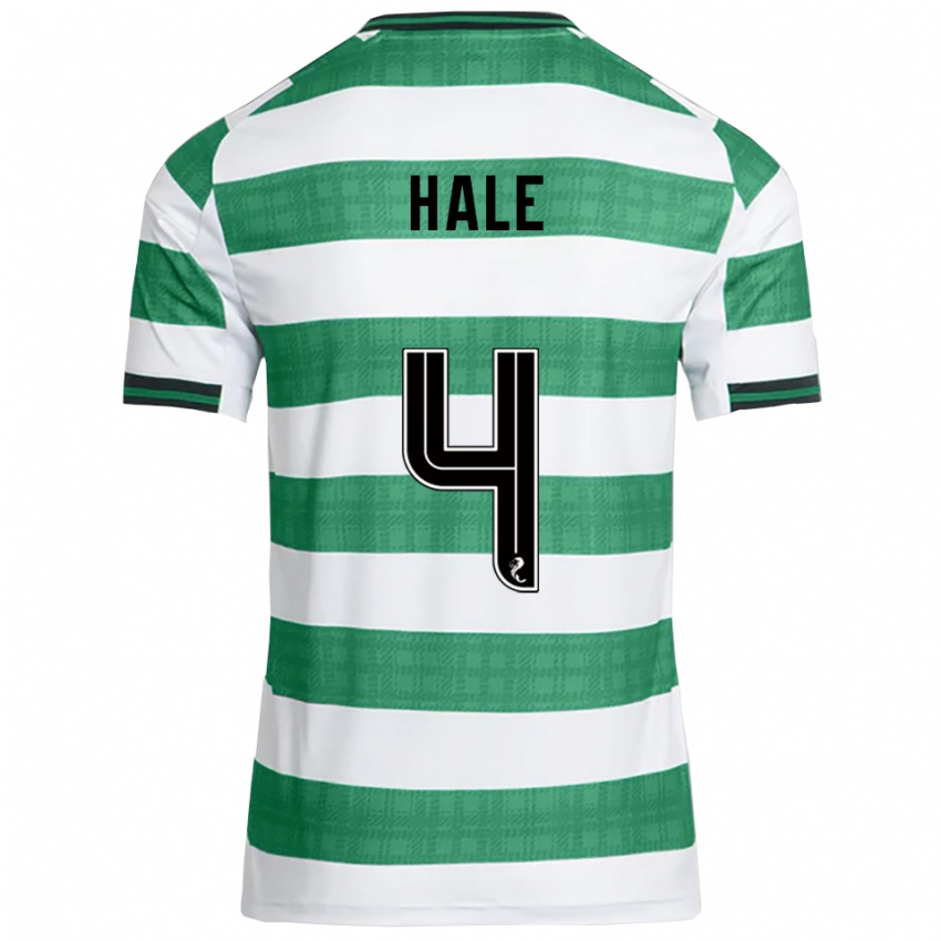 נשים Finlay Hale #4 ירוק לבן ג'רזי ביתית 2025/26 חולצה קצרה