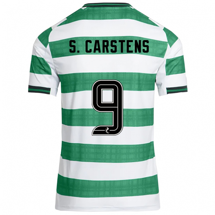 נשים סינה בונדגארד קרסטנס #9 ירוק לבן ג'רזי ביתית 2025/26 חולצה קצרה