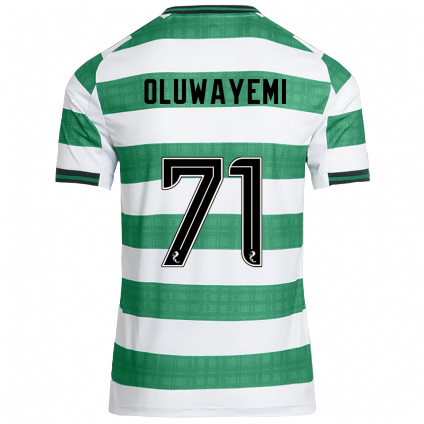 נשים Tobi Oluwayemi #71 ירוק לבן ג'רזי ביתית 2025/26 חולצה קצרה