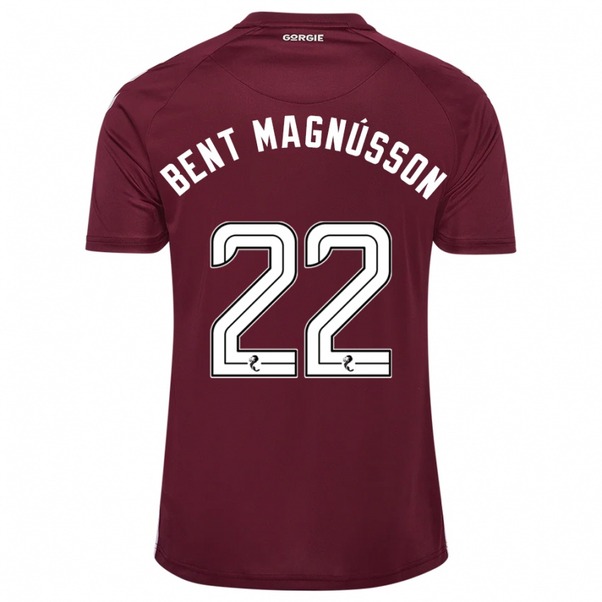 נשים תומס בנט מגנוסון #22 בורדו לבן ג'רזי ביתית 2025/26 חולצה קצרה