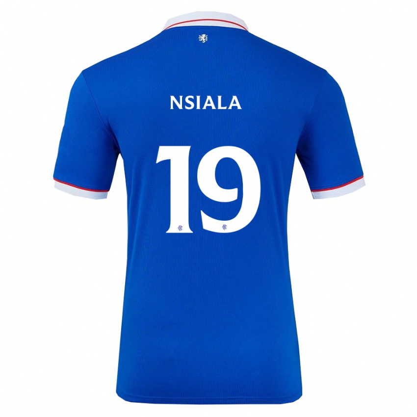 נשים קלינטון נסיאלה #19 כחול לבן ג'רזי ביתית 2025/26 חולצה קצרה