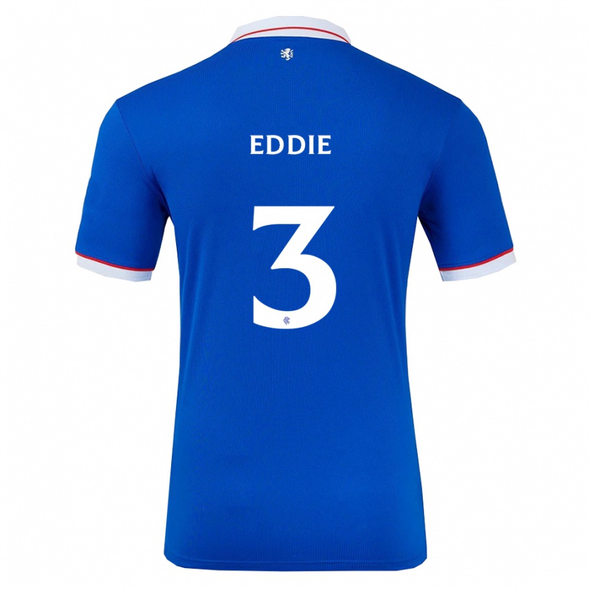 נשים לאה אדי #3 כחול לבן ג'רזי ביתית 2025/26 חולצה קצרה