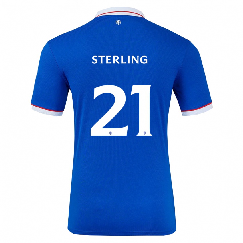 נשים דוז'ון סטרלינג #21 כחול לבן ג'רזי ביתית 2025/26 חולצה קצרה