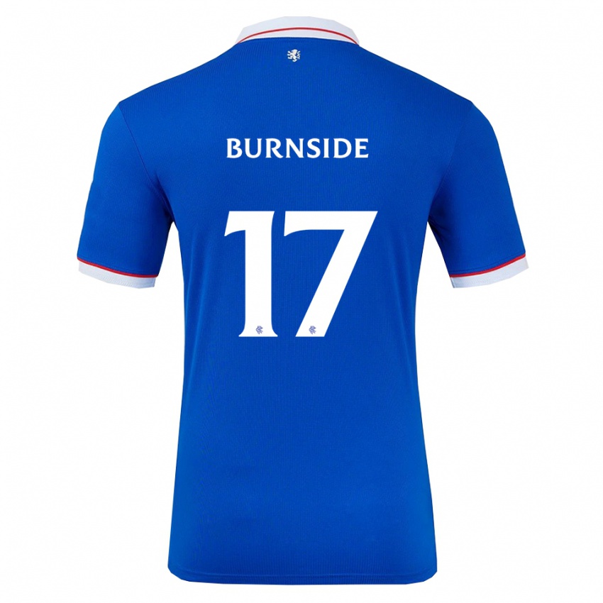 נשים קאלום ברנסייד #17 כחול לבן ג'רזי ביתית 2025/26 חולצה קצרה