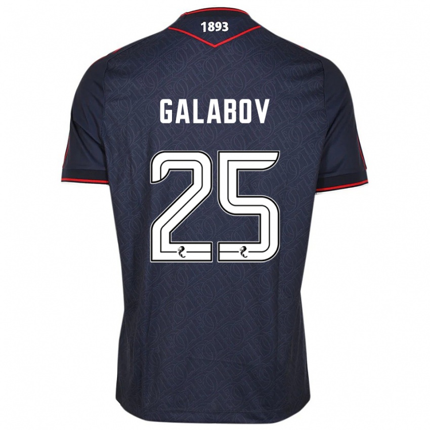 נשים פלמן גלבוב #25 כחול נייבי לבן ג'רזי ביתית 2025/26 חולצה קצרה