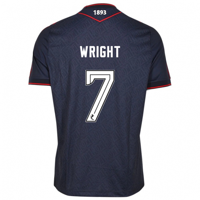 נשים דריי רייט #7 כחול נייבי לבן ג'רזי ביתית 2025/26 חולצה קצרה