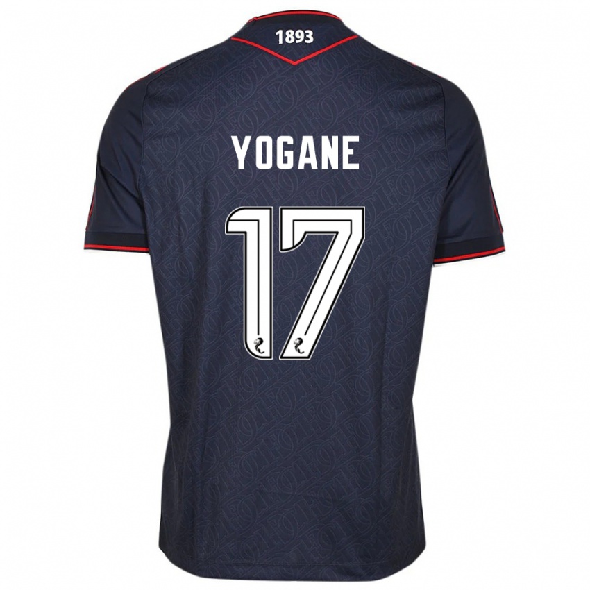 נשים Tony Yogane #17 כחול נייבי לבן ג'רזי ביתית 2025/26 חולצה קצרה