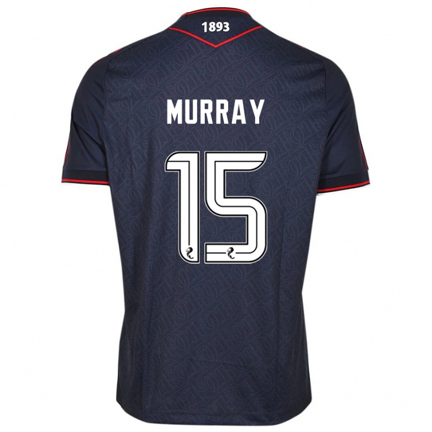 נשים סיימון מוראי #15 כחול נייבי לבן ג'רזי ביתית 2025/26 חולצה קצרה