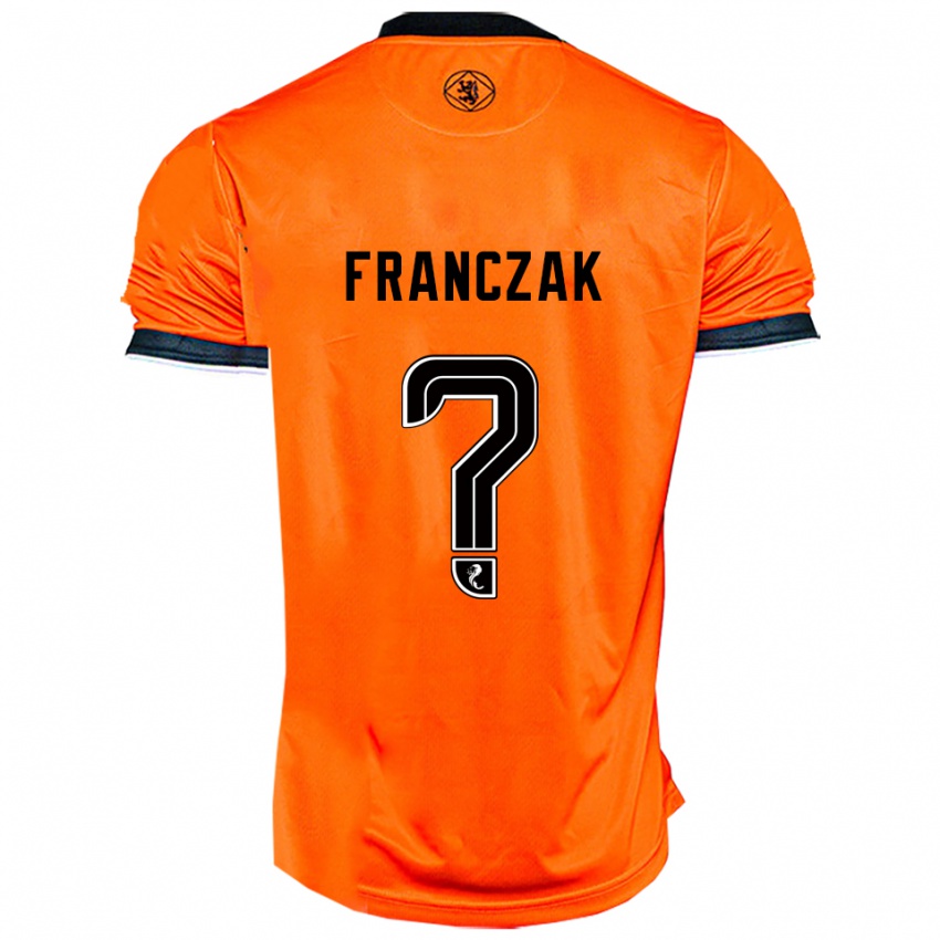 נשים Emil Franczak #0 כתום שחור ג'רזי ביתית 2025/26 חולצה קצרה