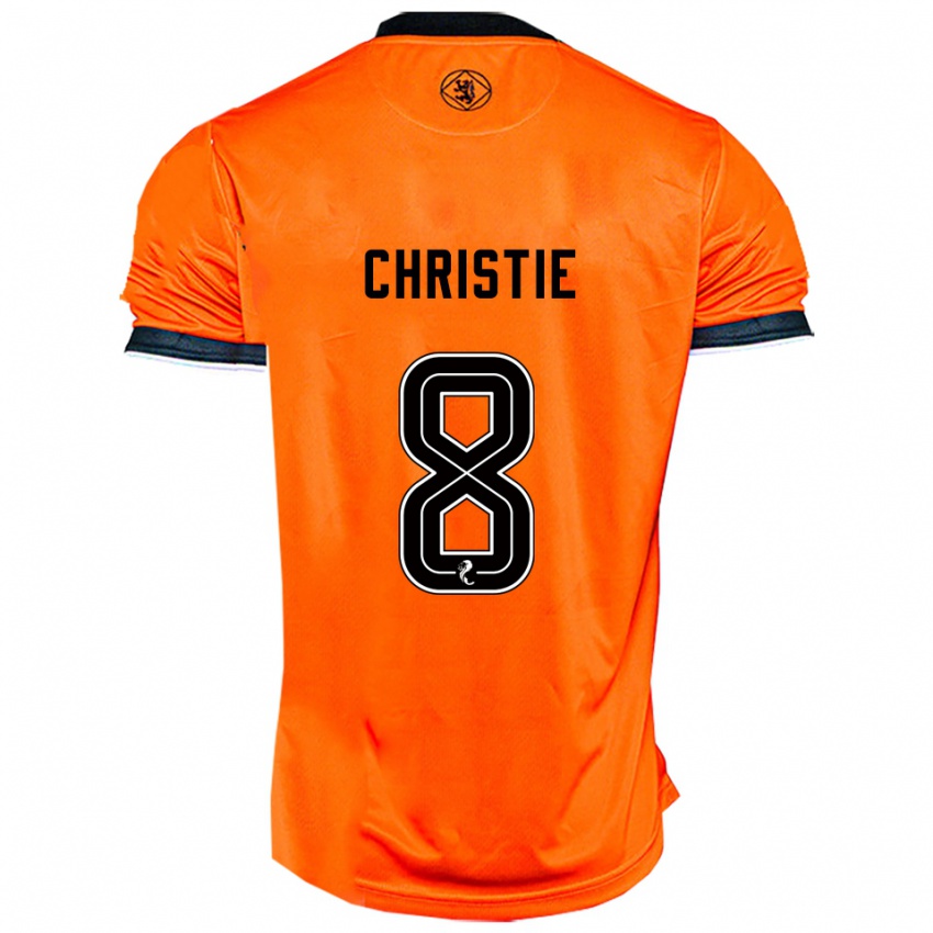 נשים Summer Christie #8 כתום שחור ג'רזי ביתית 2025/26 חולצה קצרה