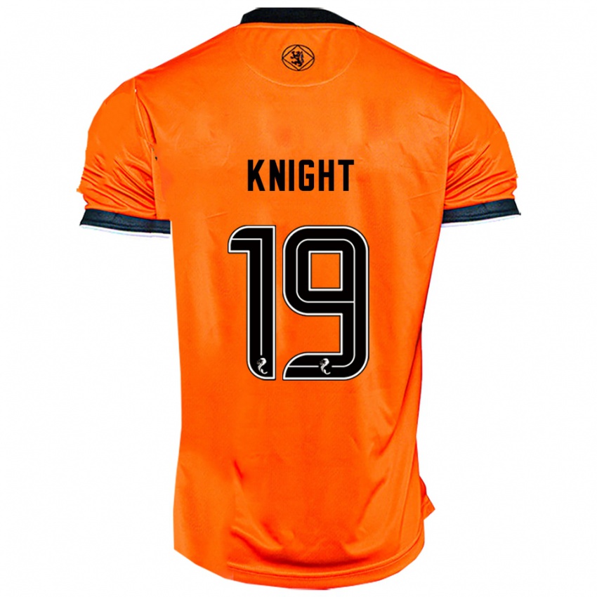 נשים Maya Knight #19 כתום שחור ג'רזי ביתית 2025/26 חולצה קצרה