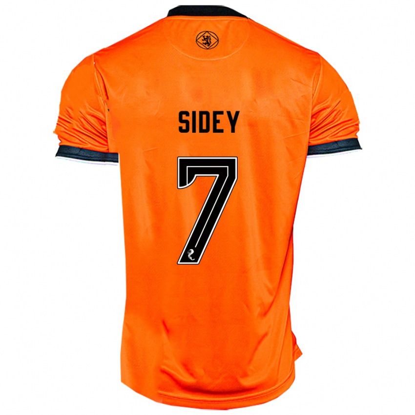 נשים לאה פלורה סידיי #7 כתום שחור ג'רזי ביתית 2025/26 חולצה קצרה