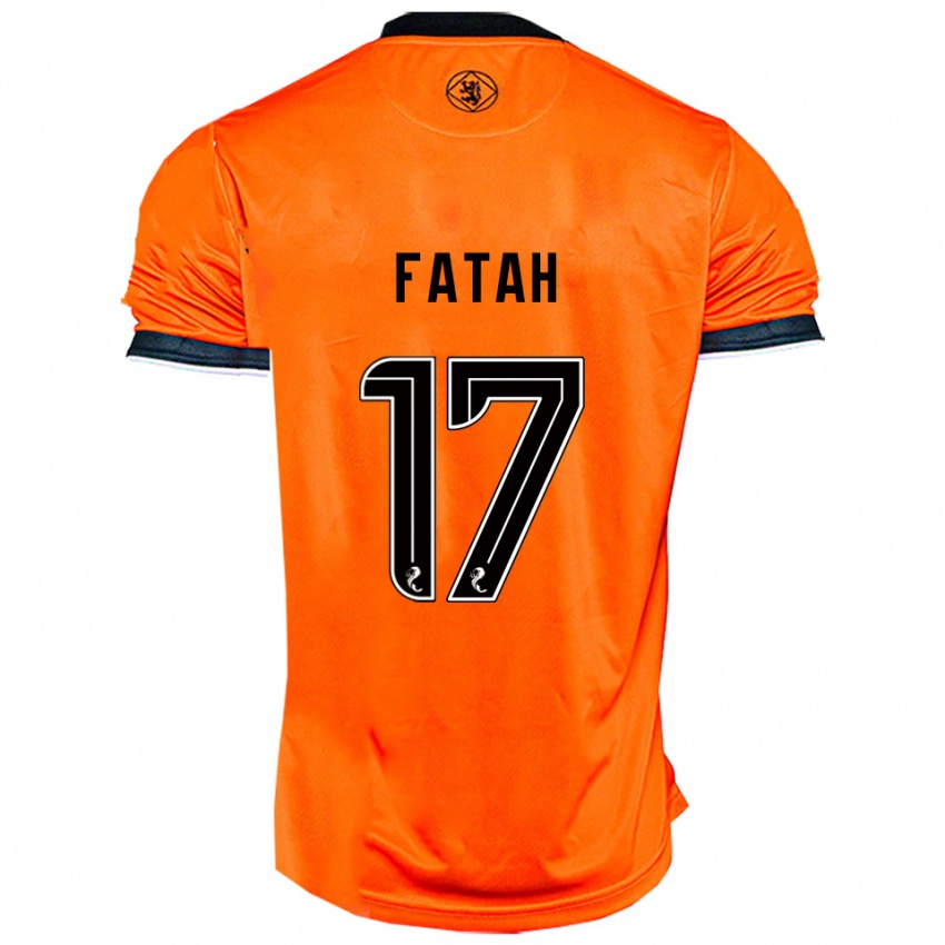 נשים עמאר פתאח #17 כתום שחור ג'רזי ביתית 2025/26 חולצה קצרה