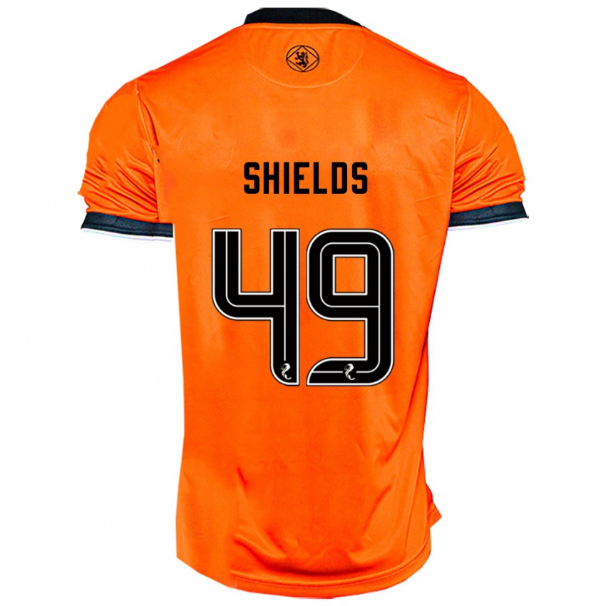 נשים קונאל שילדס #49 כתום שחור ג'רזי ביתית 2025/26 חולצה קצרה