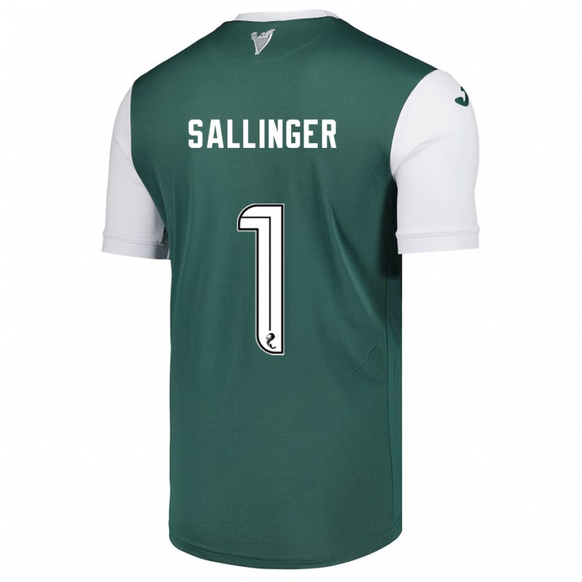 נשים רפאל זלינגר #1 ירוק לבן ג'רזי ביתית 2025/26 חולצה קצרה