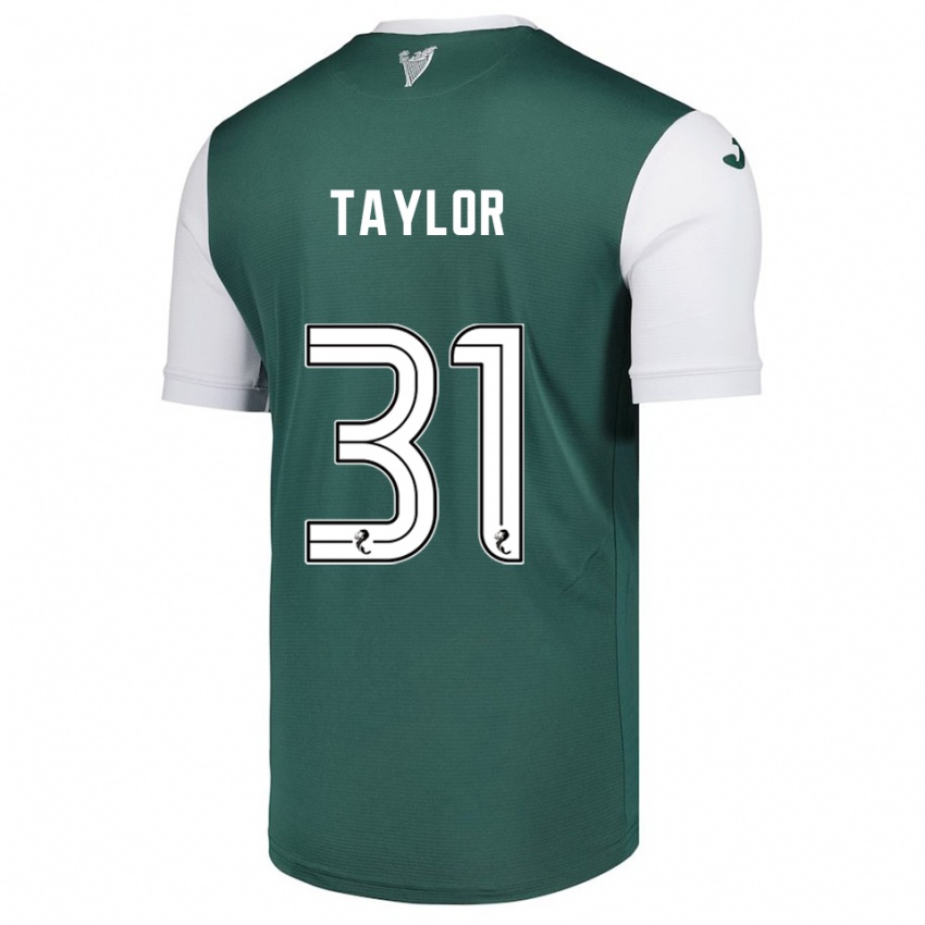 נשים לינזי טיילור #31 ירוק לבן ג'רזי ביתית 2025/26 חולצה קצרה