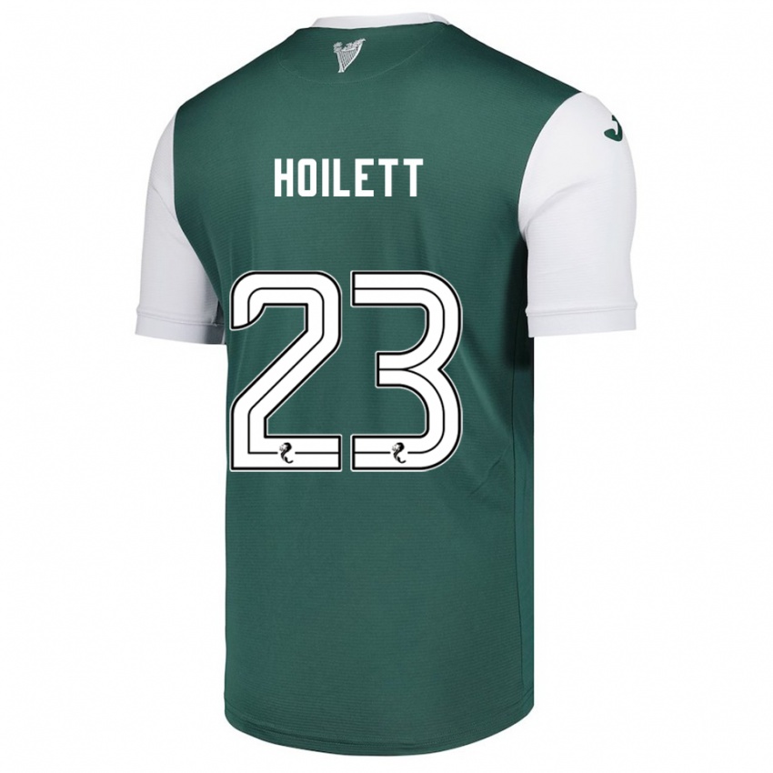 נשים ג'וניור הויילט #23 ירוק לבן ג'רזי ביתית 2025/26 חולצה קצרה