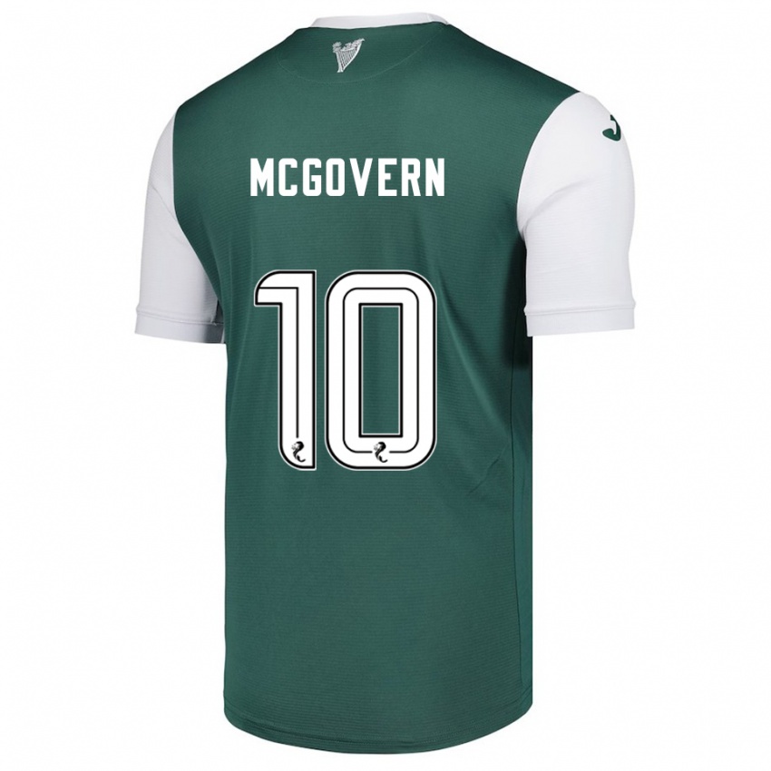 נשים Kathleen Mcgovern #10 ירוק לבן ג'רזי ביתית 2025/26 חולצה קצרה