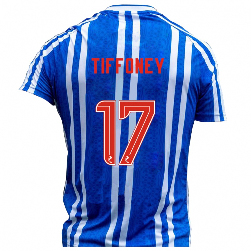 נשים סקוט טיפוני #17 כחול לבן ג'רזי ביתית 2025/26 חולצה קצרה