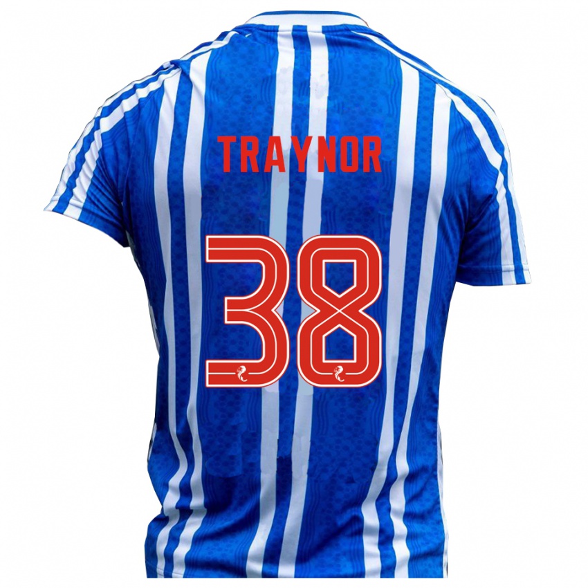 נשים ארצ׳י ג׳יימס טריינור #38 כחול לבן ג'רזי ביתית 2025/26 חולצה קצרה