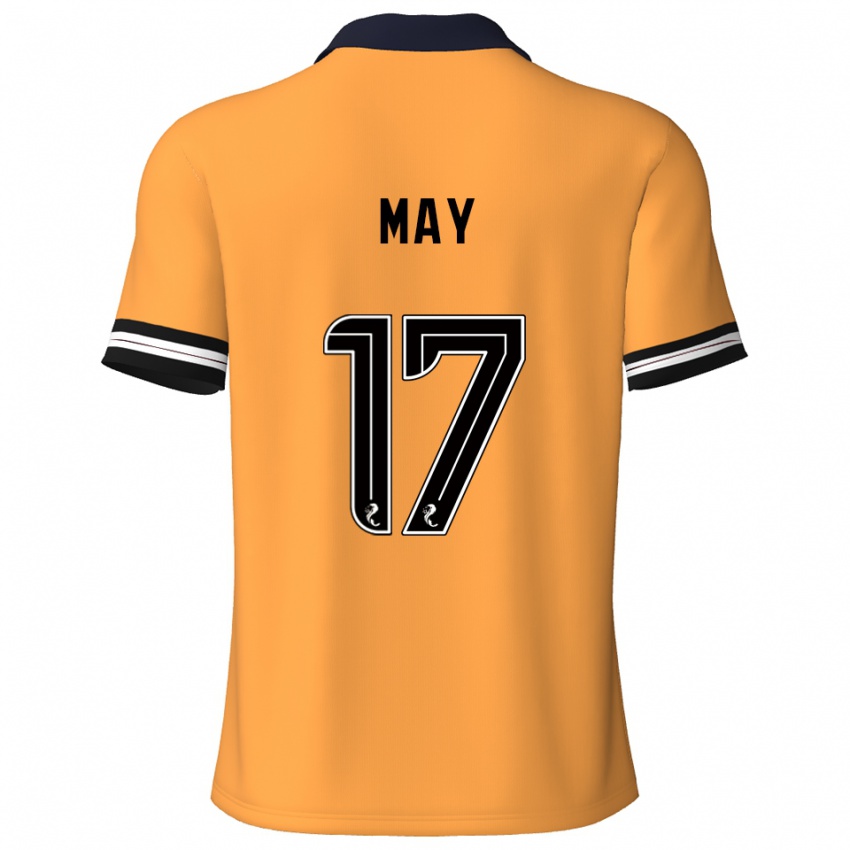 נשים סטיבי מיי #17 צהוב שחור ג'רזי ביתית 2025/26 חולצה קצרה