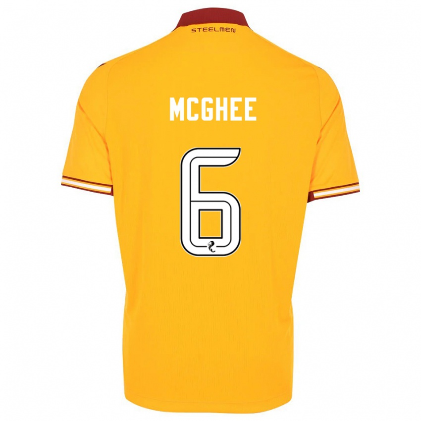 נשים ג'ורדן מגי #6 צהוב בורדו ג'רזי ביתית 2025/26 חולצה קצרה