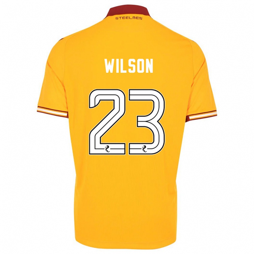 נשים יואן וילסון #23 צהוב בורדו ג'רזי ביתית 2025/26 חולצה קצרה