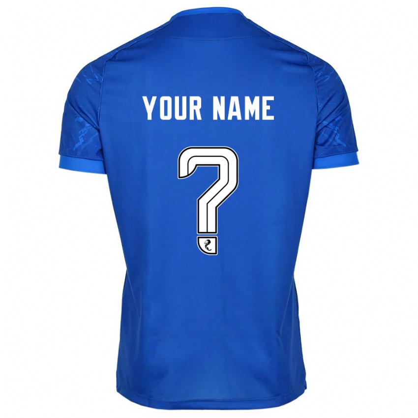 נשים השם שלך #0 כחול לבן ג'רזי ביתית 2025/26 חולצה קצרה